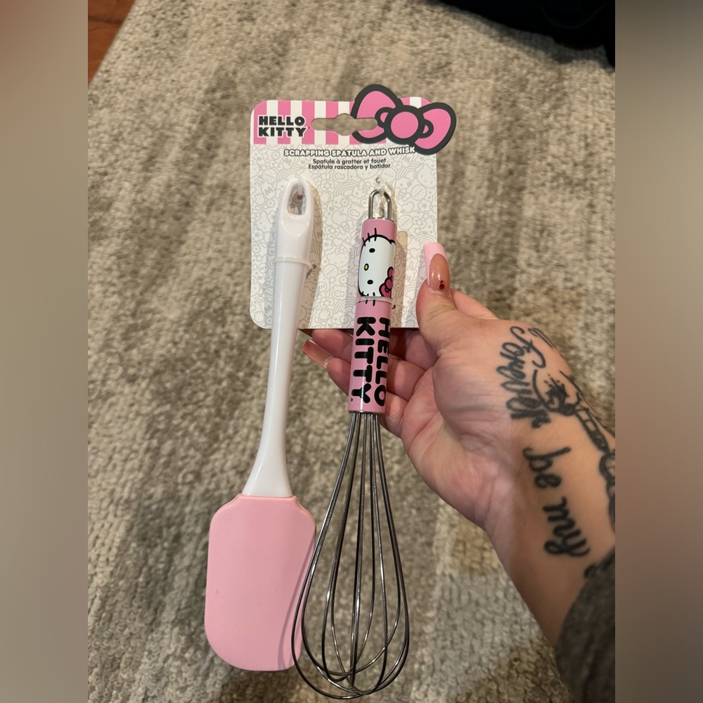 Hello Kitty spatula and whisk